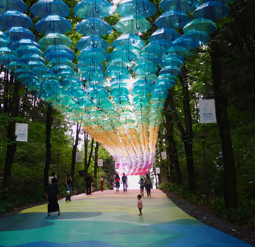 Under The Umbrella Sky Only In Japan