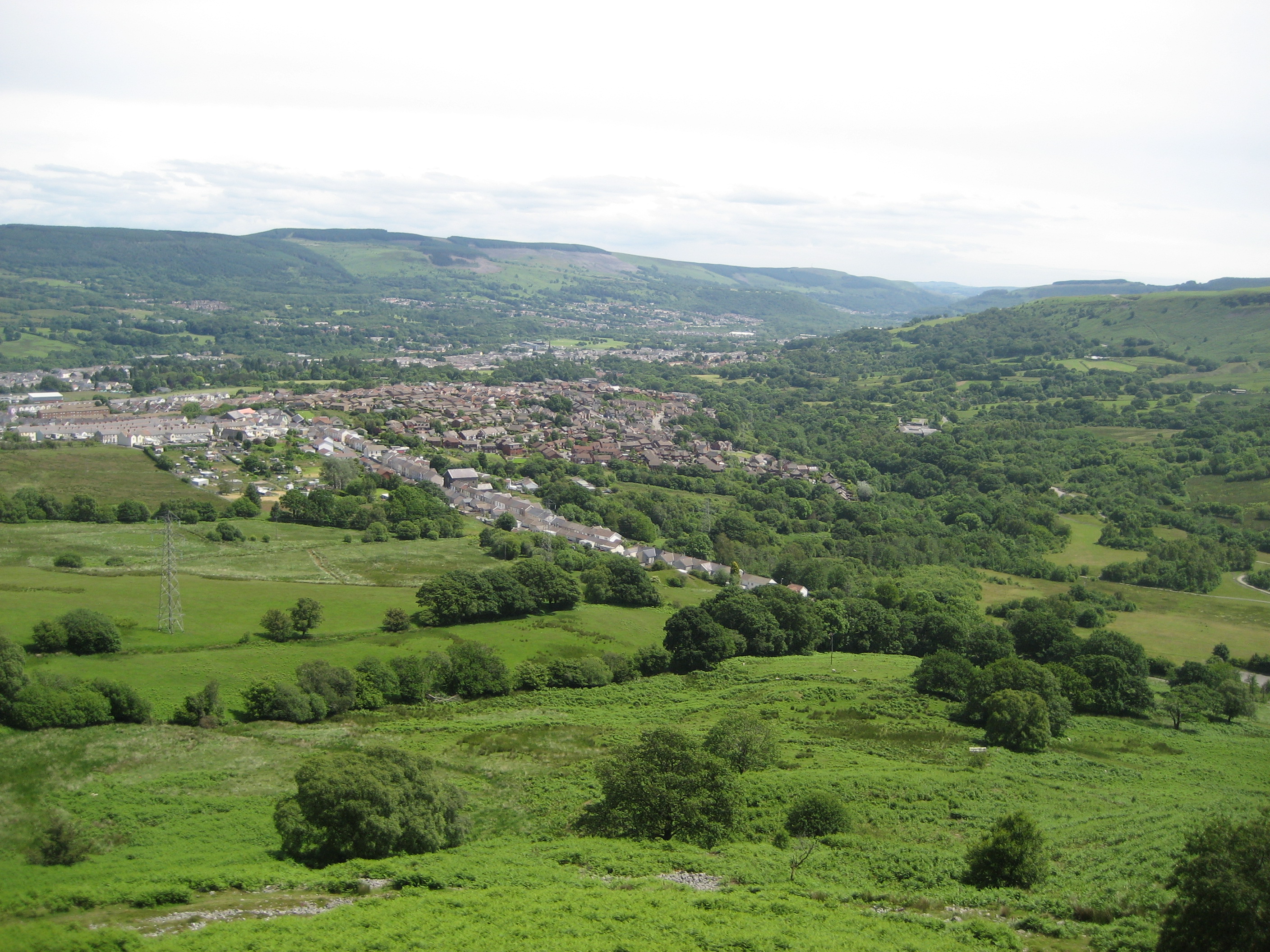 Aberdare from Cwmdare Jones Battye