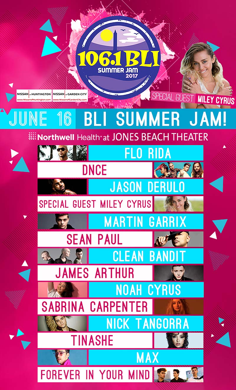 Bli Summer Jam 2023 Lineup Jones Beach