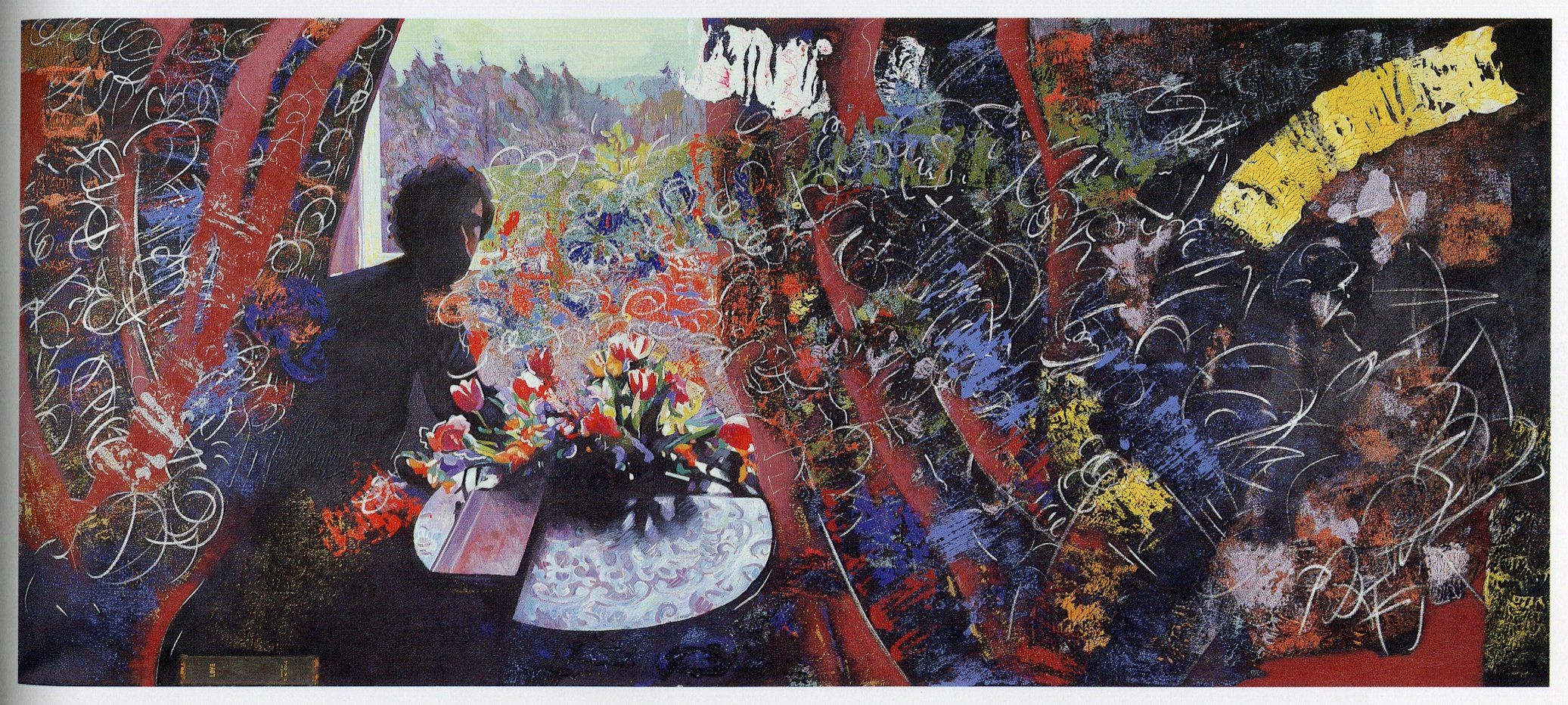 Joni Mitchell Still Life With Commotion paintings