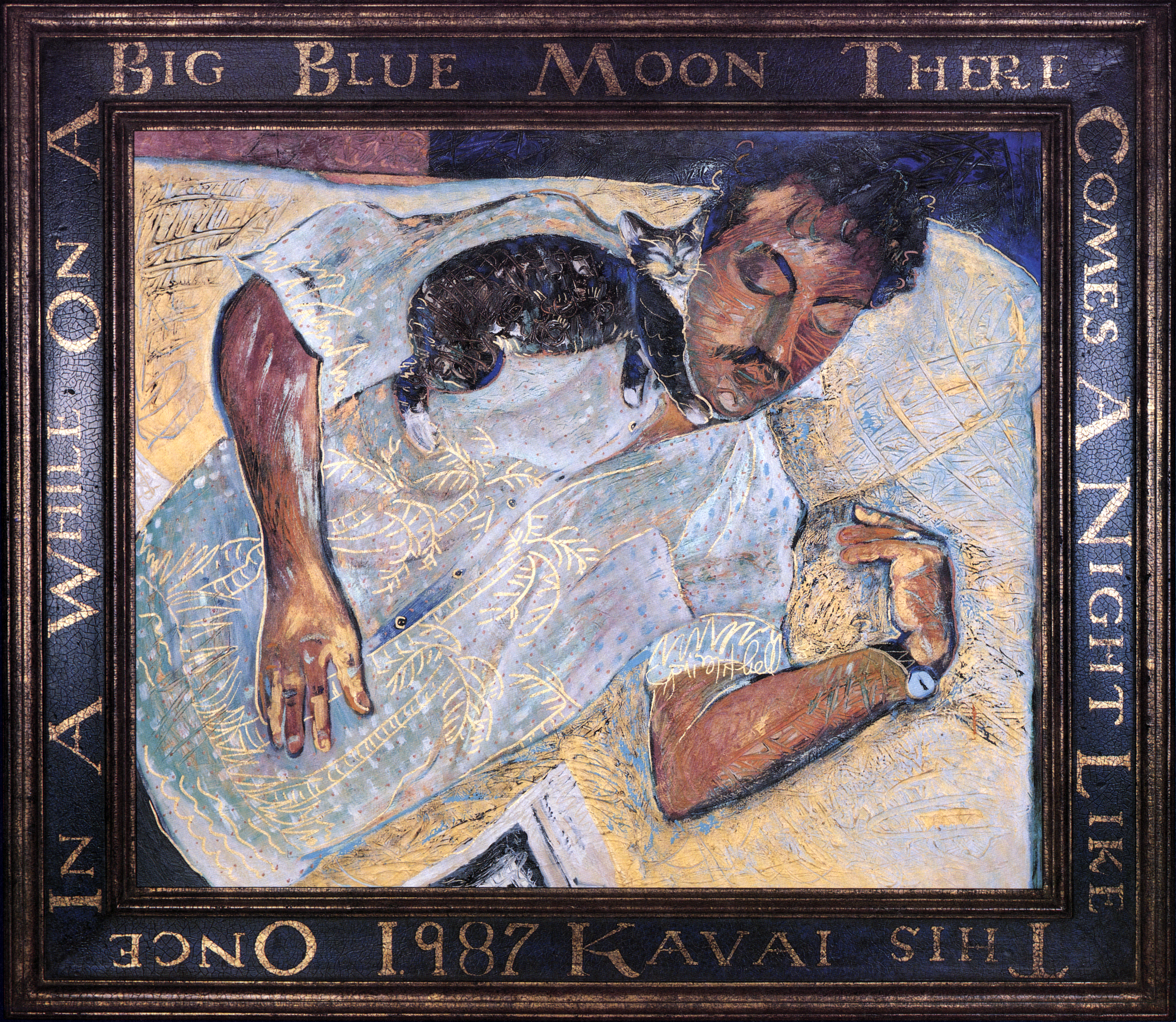 Joni Mitchell Big Blue Moon There paintings