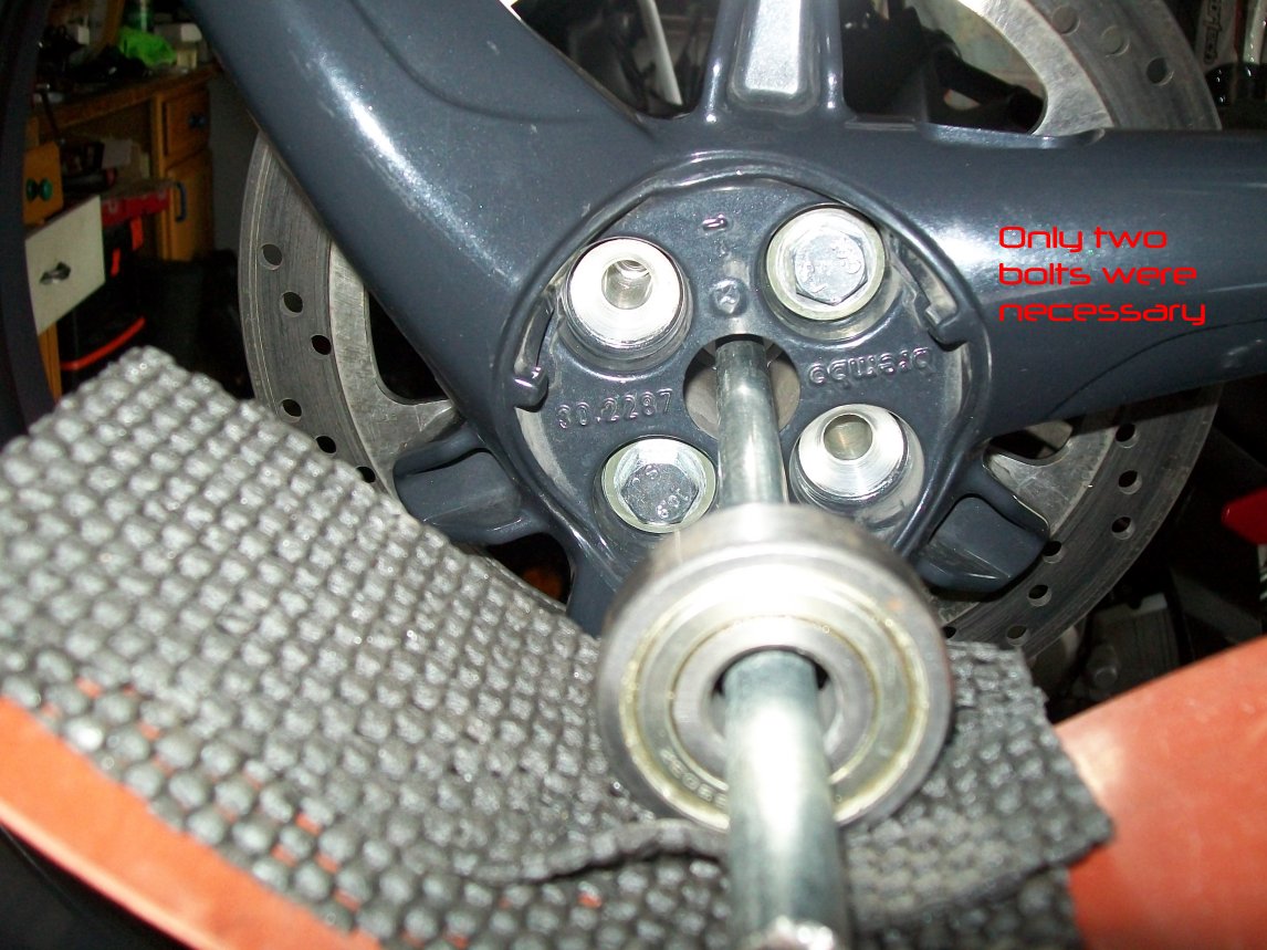 harbor freight BMW rear wheel balancing adapter GuzziTech Forums