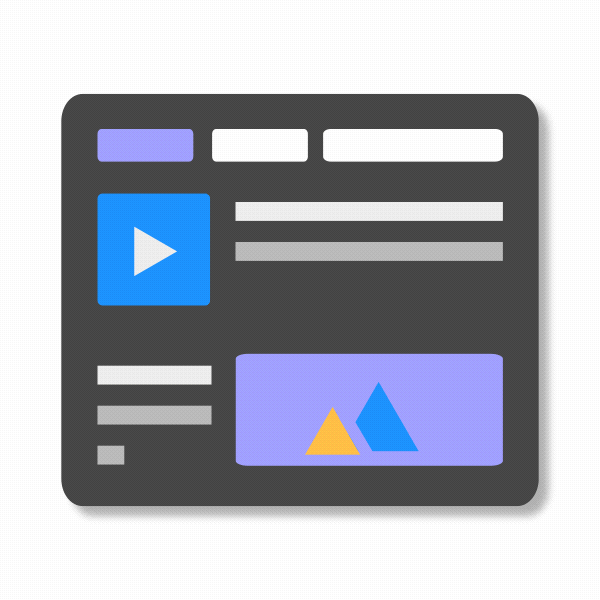 Blog Icon Animation Web & Presentation Ready Shop