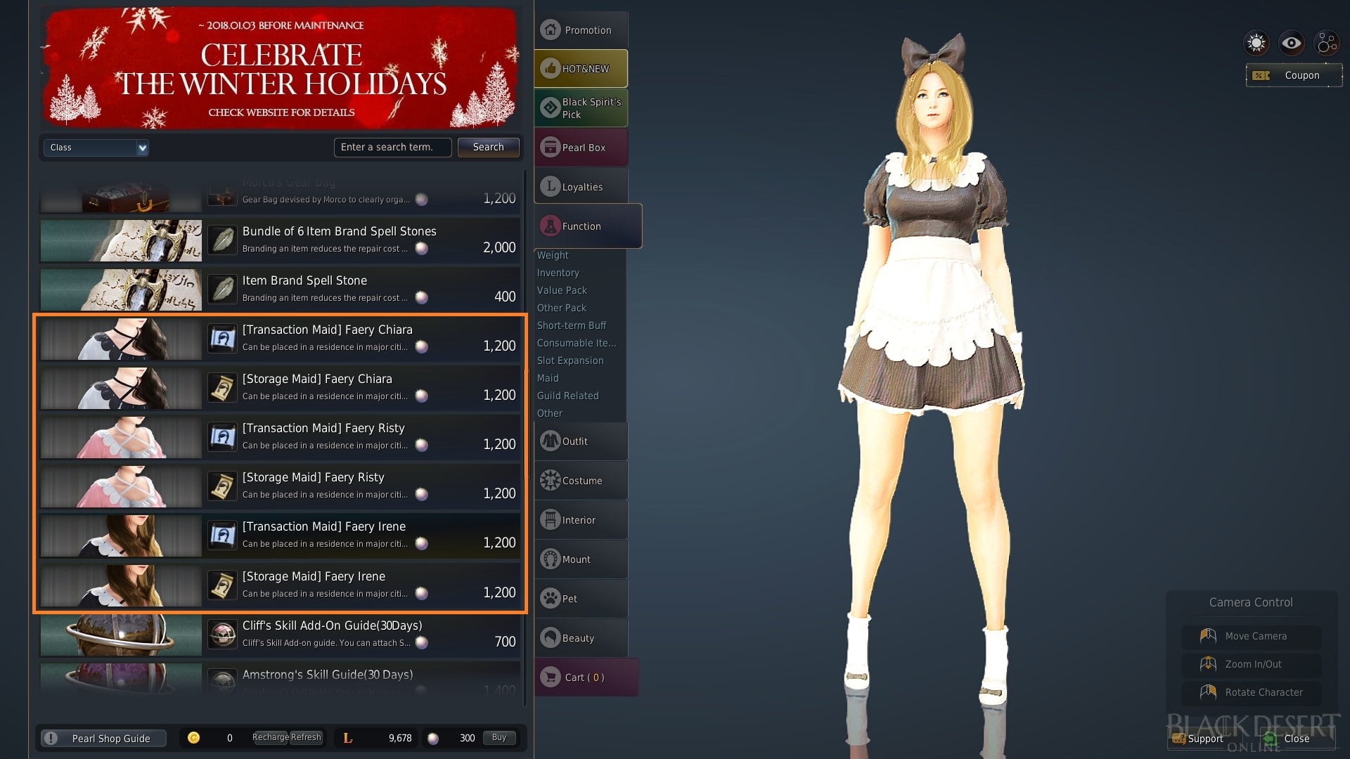 Panduan Maid Black Desert Online Jonooit