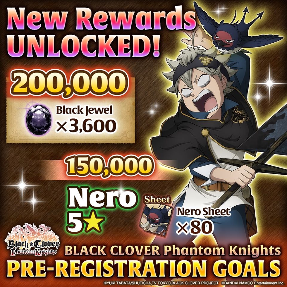 Black Clover Phantom Knights Buka PraPendaftaran Jonooit