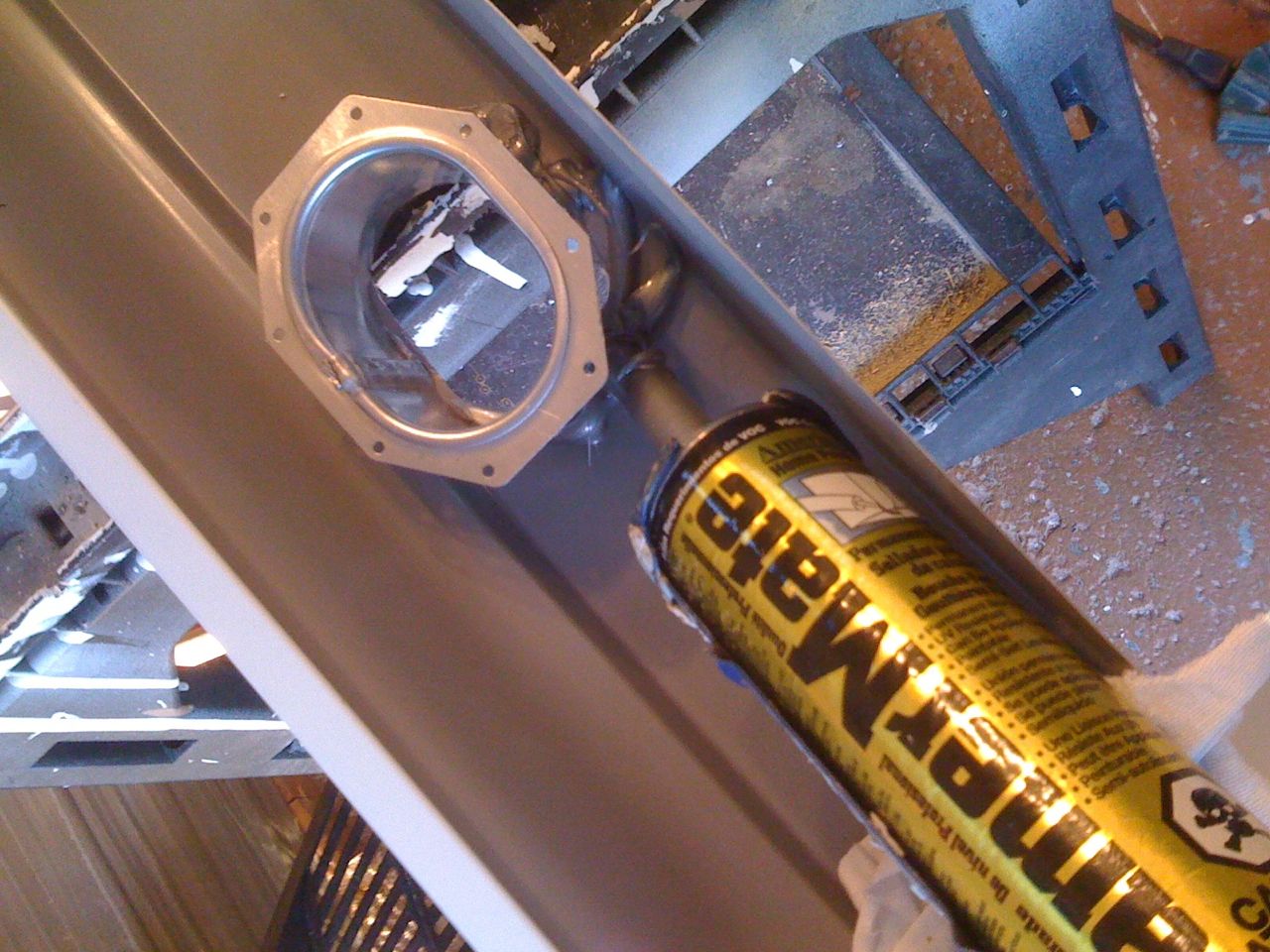 How to cut hole in gutter for downspout Jon Pohlman