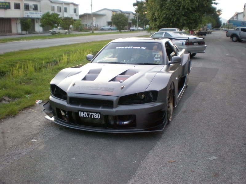 Nissan skyline gtr r34 wide body kit