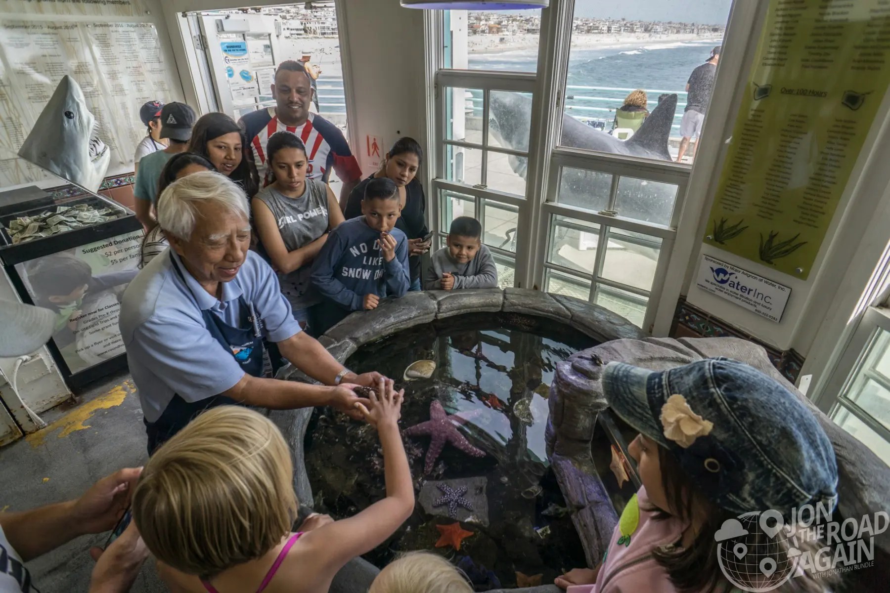 Manhattan Beach Pier Roundhouse Marine Studies Lab & Aquarium Jon the