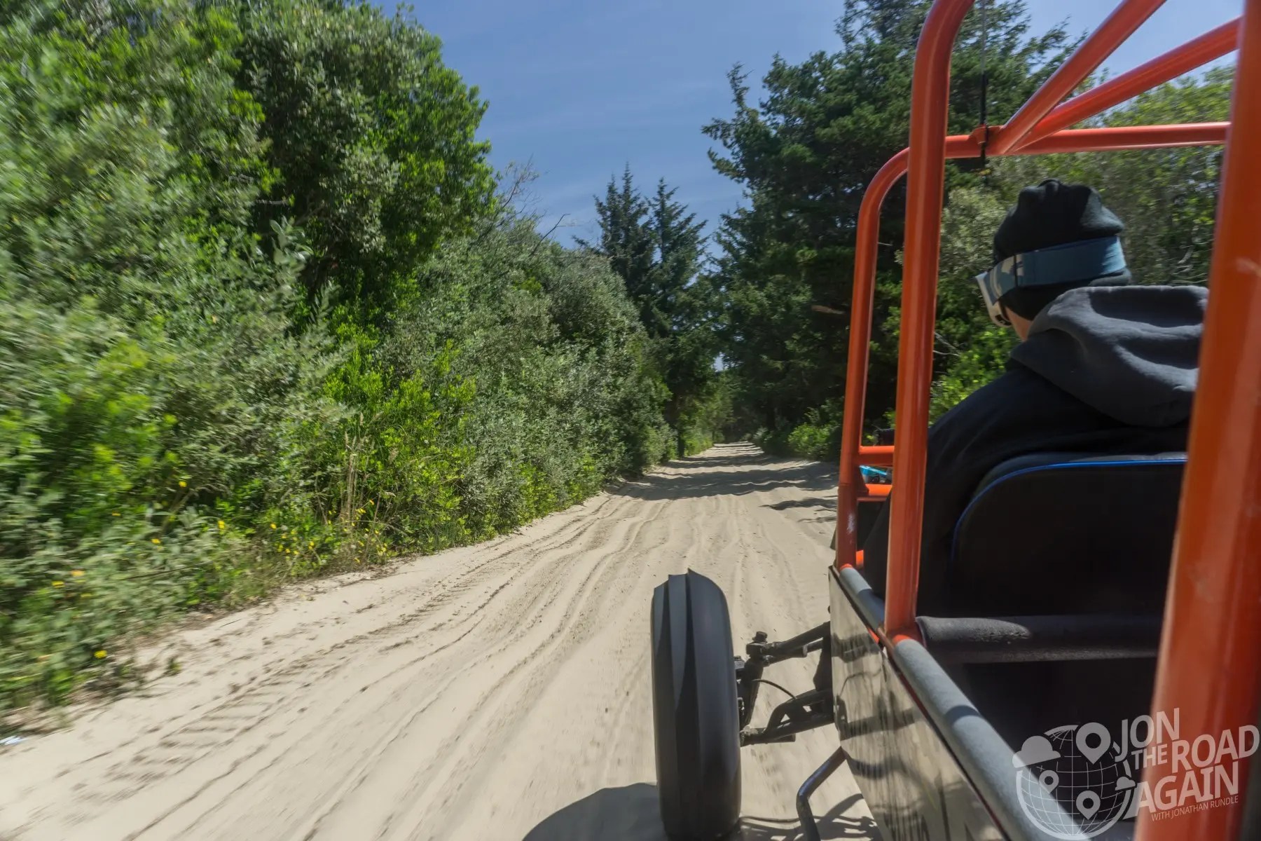 dune buggy at oregon dunes Jon the Road Again Travel and