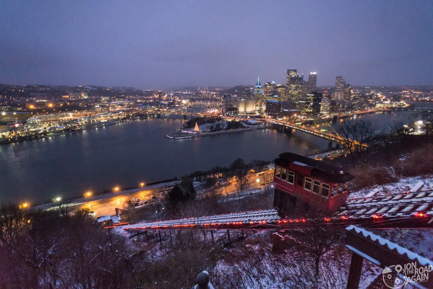 Riding the Duquesne Incline Jon the Road Again