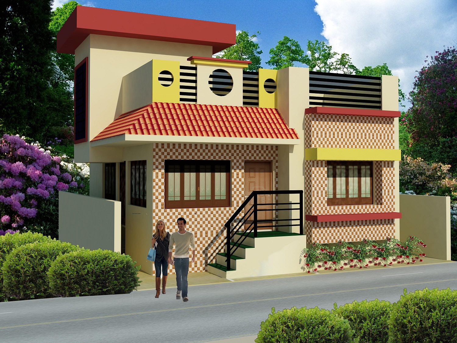 Free photo 3d Home Model 3d, Exterior, Home Free Download Jooinn