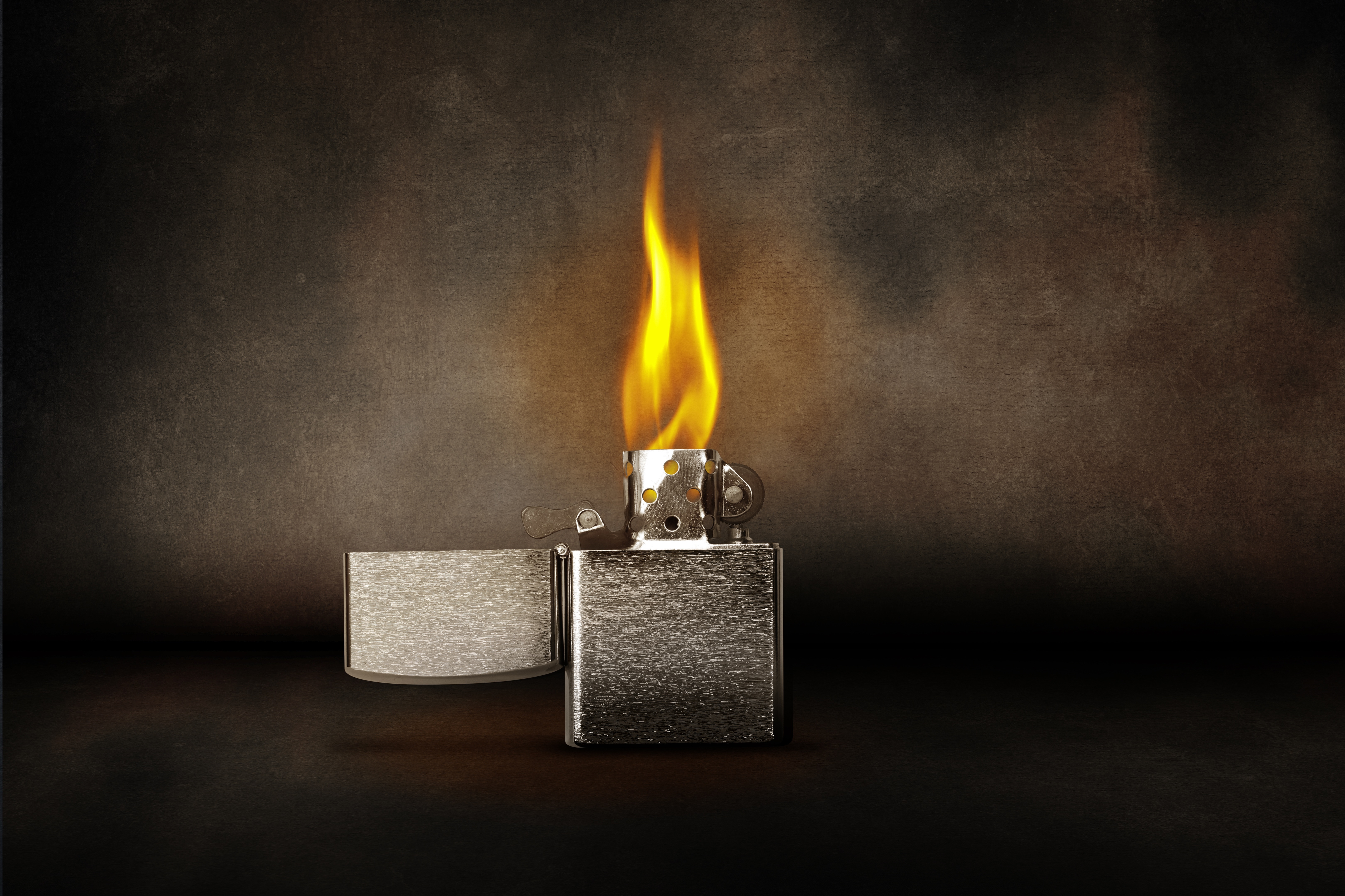 Free photo Burning Lighter Burning, Dark, Fire Free Download Jooinn