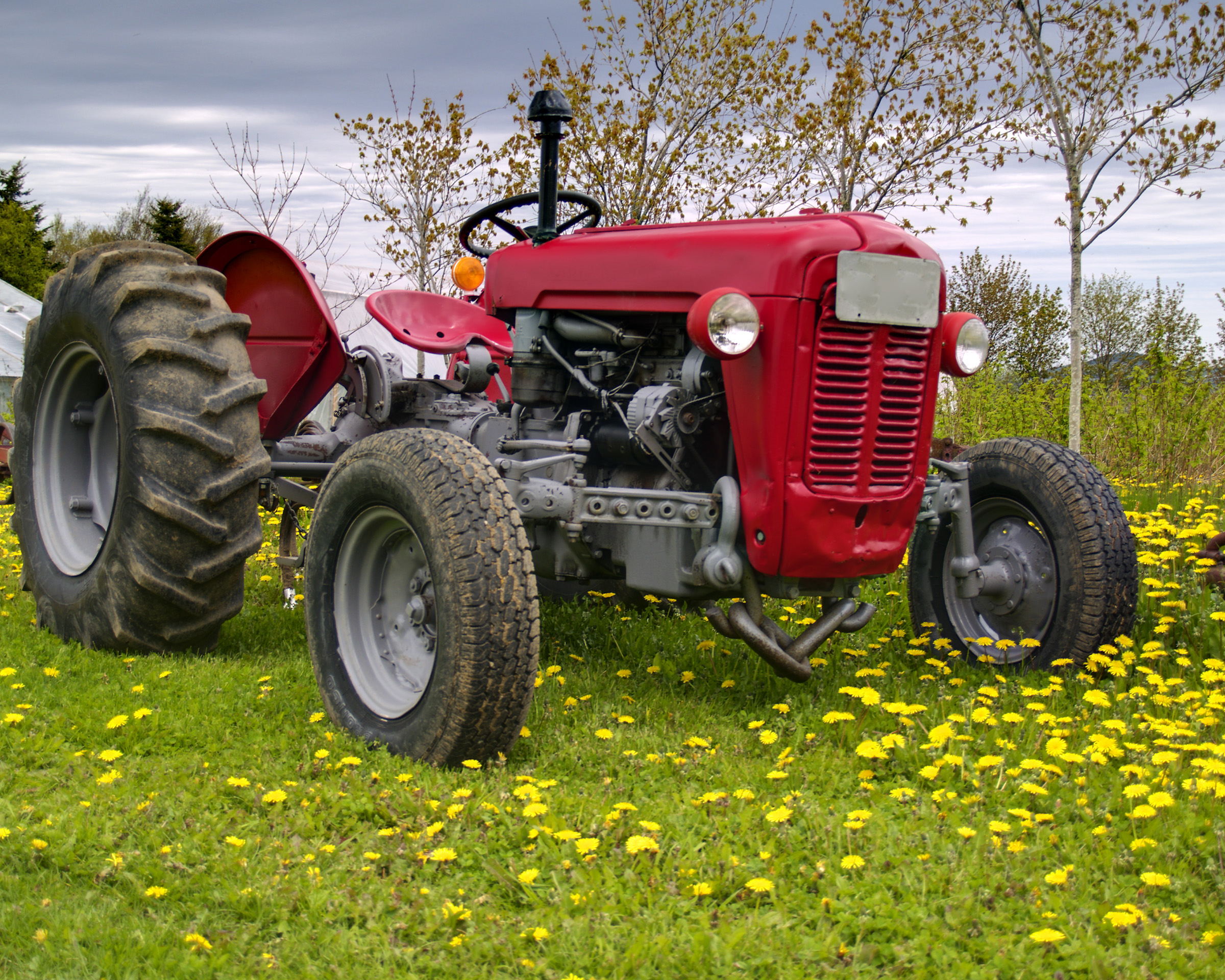 Free photo Farm Tractor Agriculture, Pasture, Meadow Free Download Jooinn