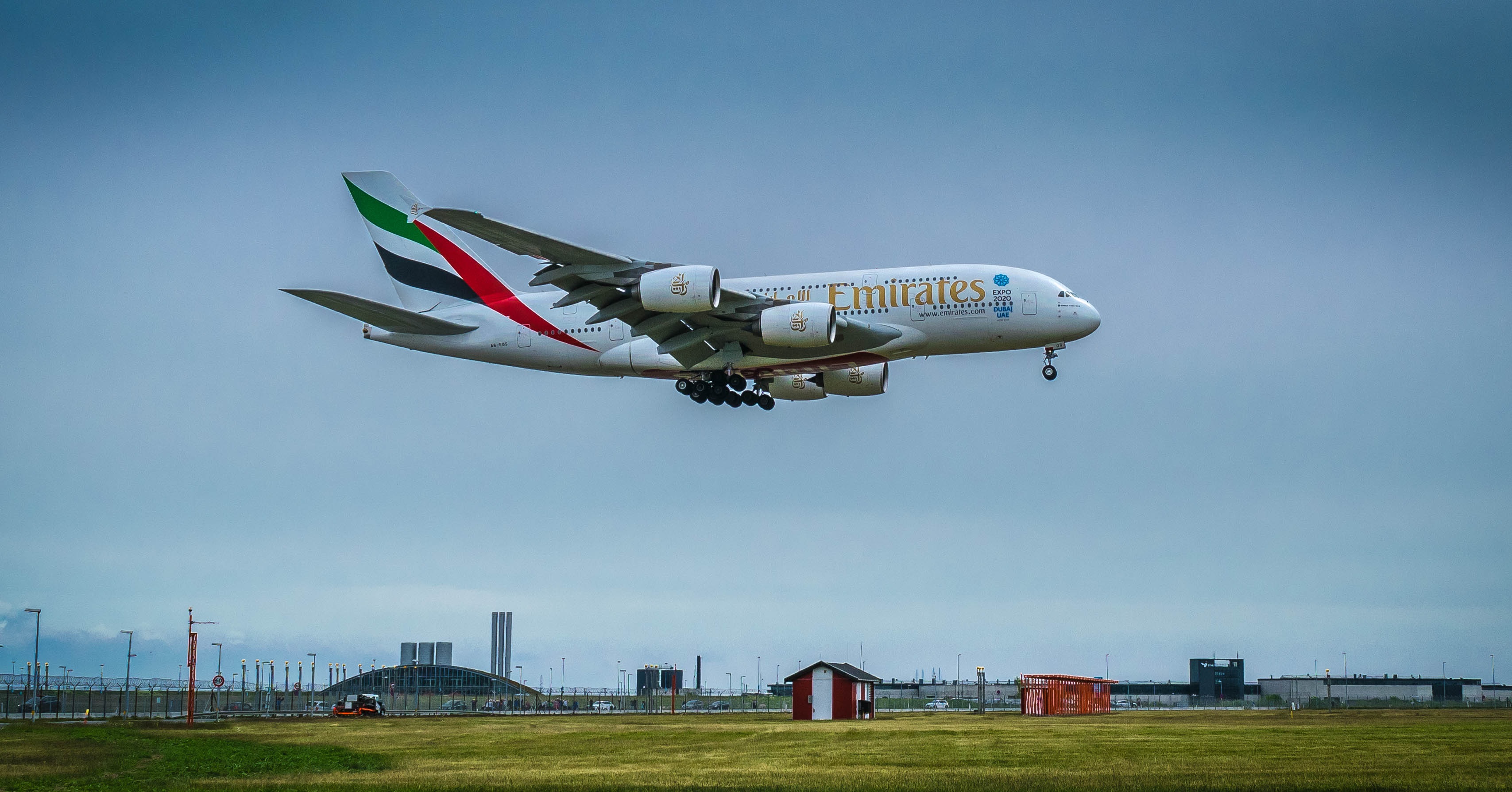 Free photo Fly Emirates Airplane, Fly, Flying Free Download Jooinn