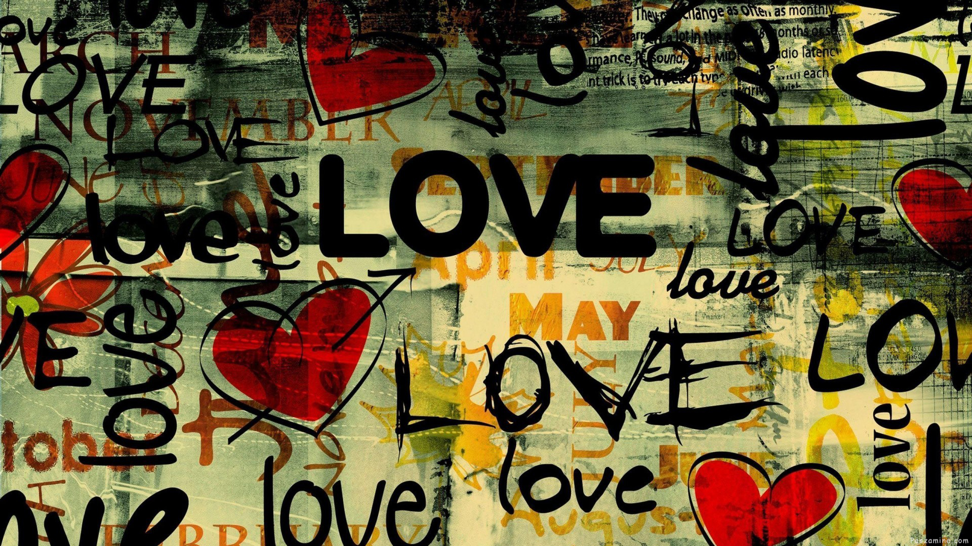 Free photo Love Texture Graphic, Grunge, Hearts Free Download Jooinn