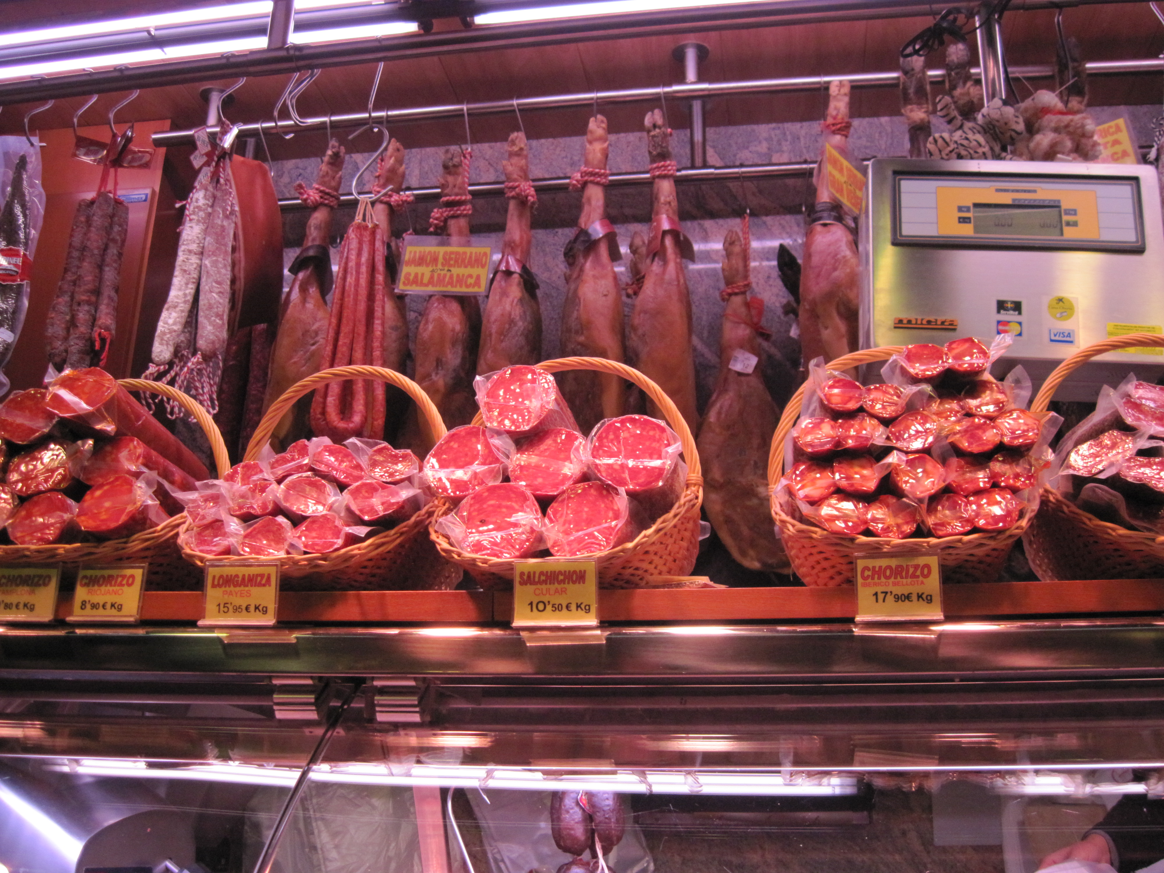 Free photo Meat shop Barcelona, Bazaar, Delicacy Free Download