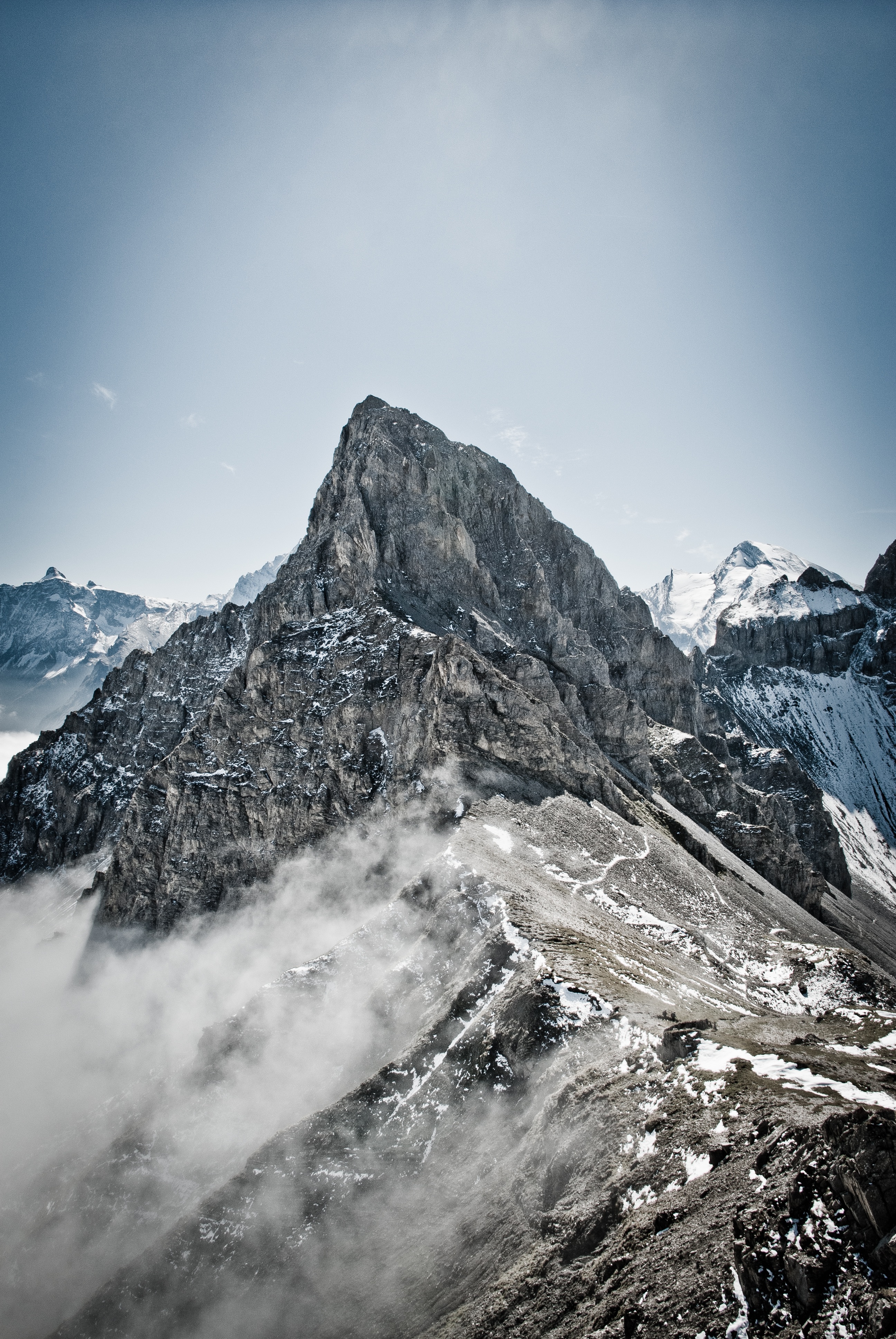 Free photo Mountain scene Scene, Nature, Mountains Free Download Jooinn