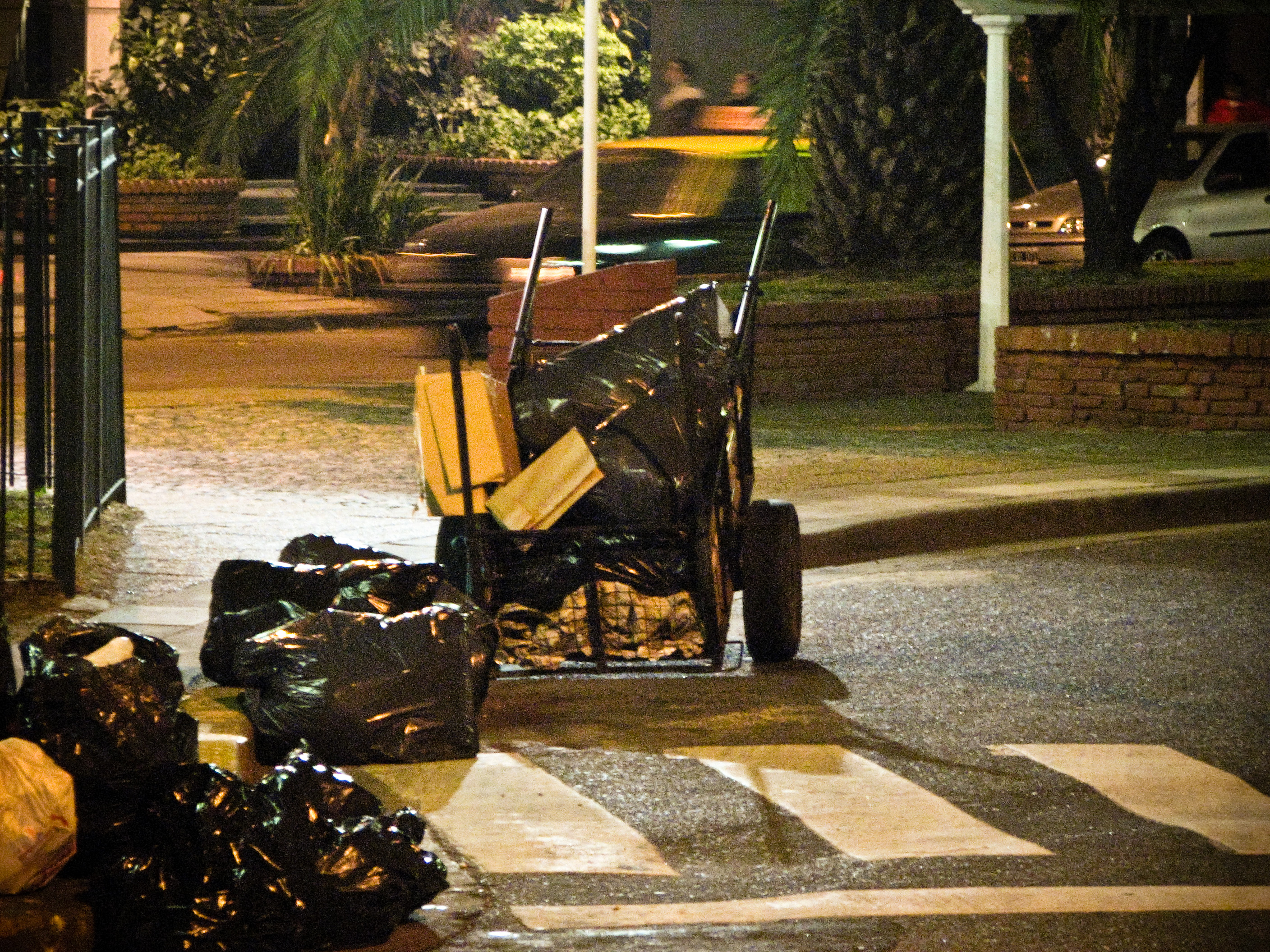 Free photo Night garbage Bin, Cart, City Free Download Jooinn