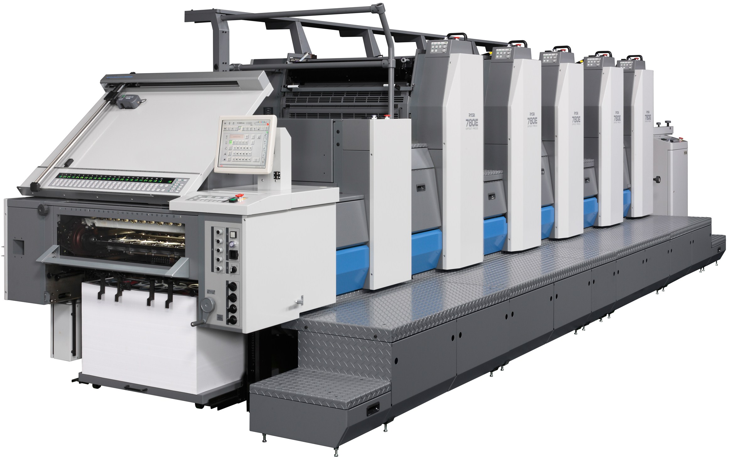 Free photo Offset printing machine Accuracy, Precision, Motion