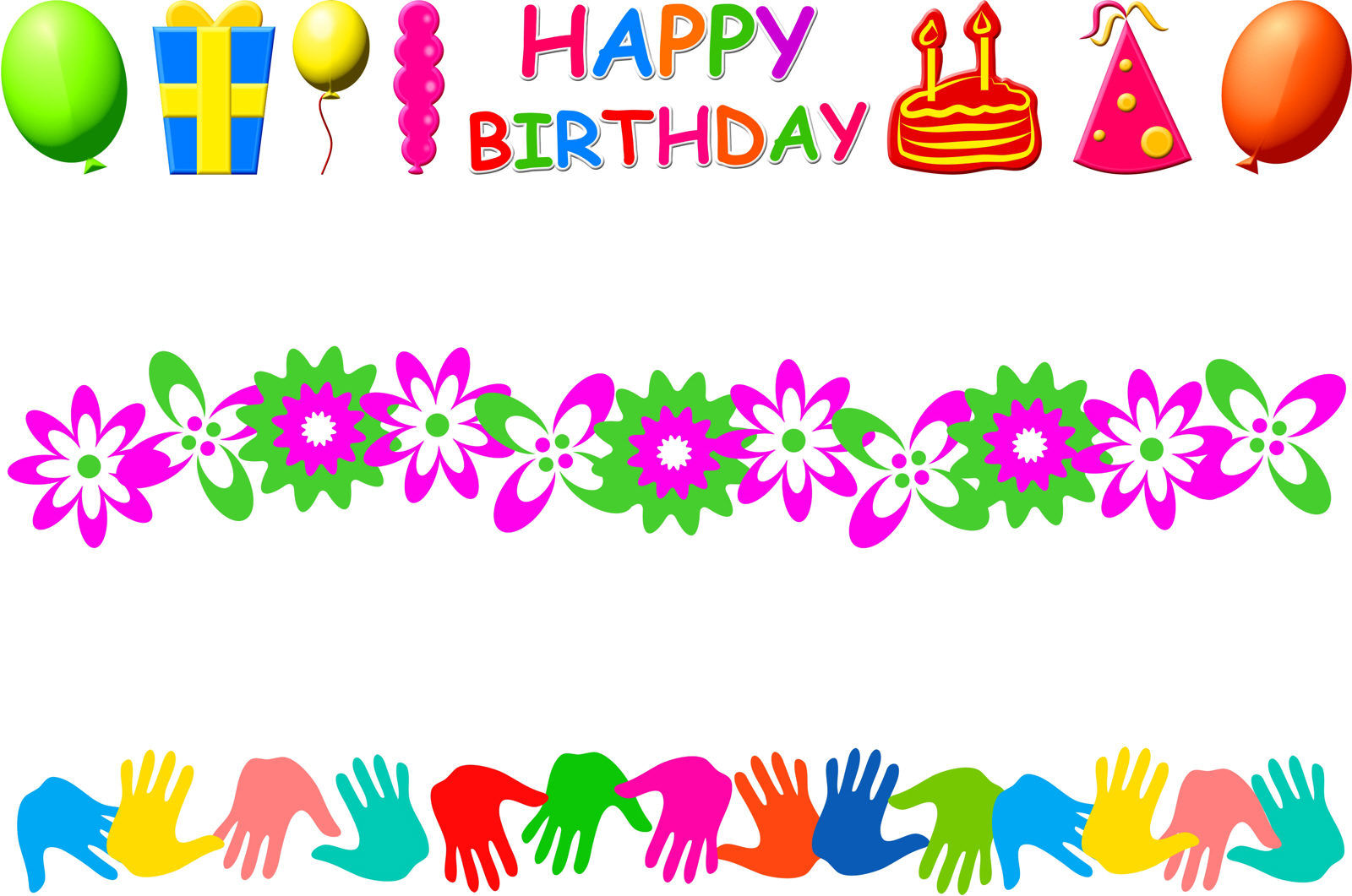 Free photo Page Border Designs Balloons, Birthday, Borders Free