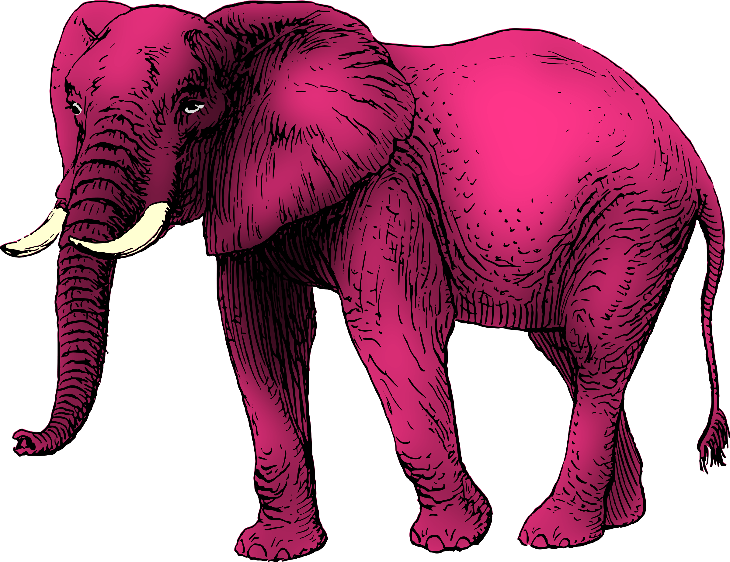 Free photo Pink Elephant Decoration, Elephant, Garden Free