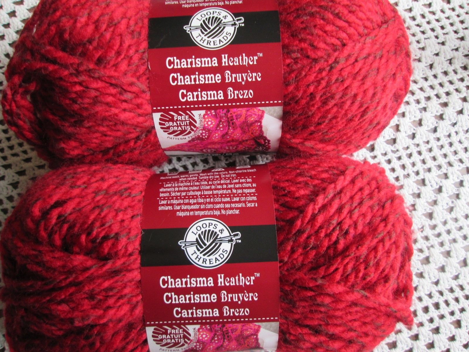 Free photo Red Yarn Threads Surface, Resource, Sew Free Download