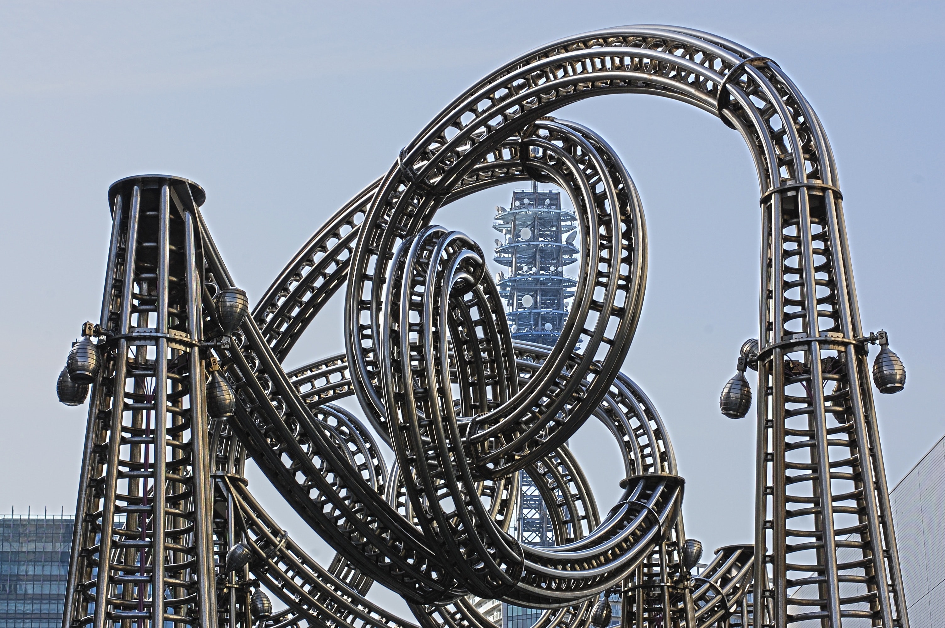 Free photo Roller Coaster Track Architecture, Outdoors, Urban Free