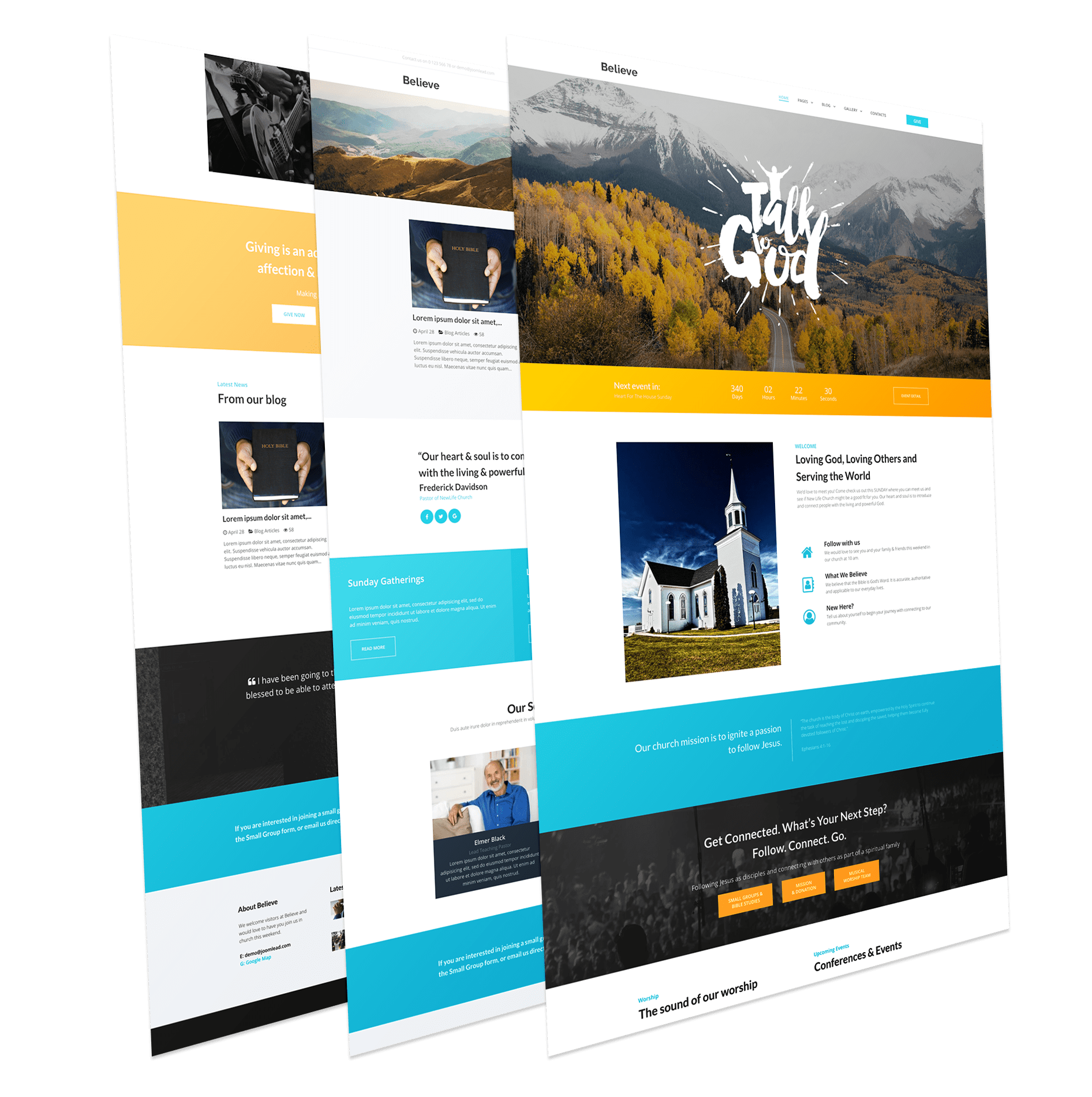 Believe Church & Religion Joomla Template