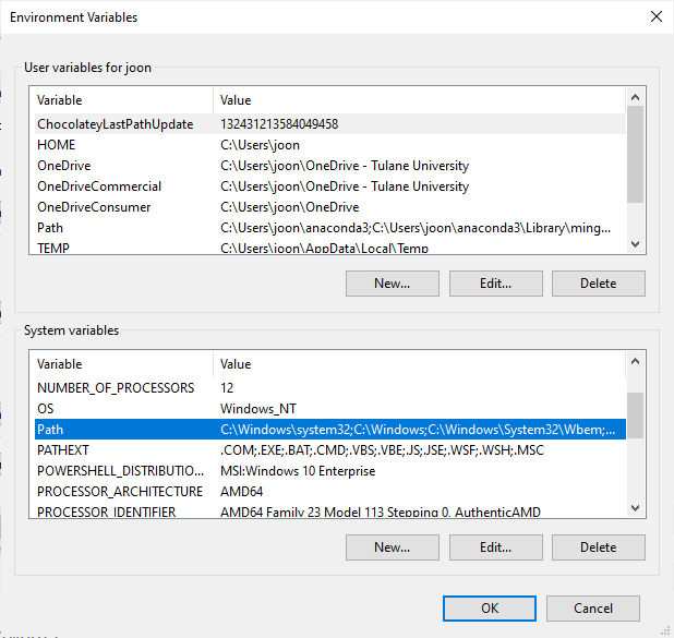 Installing rpy2 in Windows 10 Joon's Blog