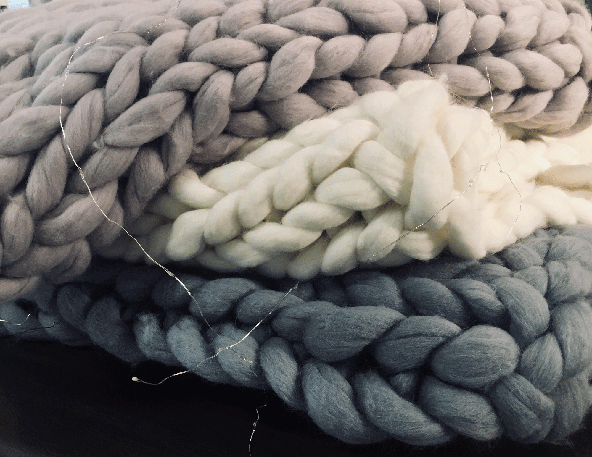 Super Chunky Knit Blanket Not sold in stores