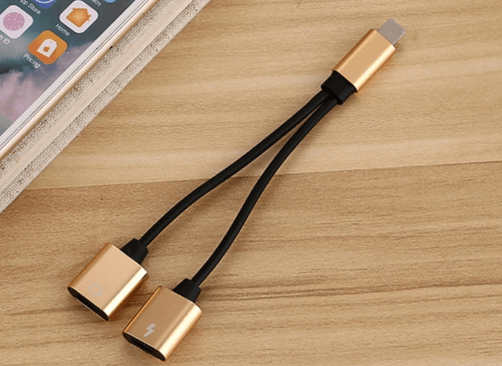 Dual USB Headphone Adapter Cable Not sold in stores