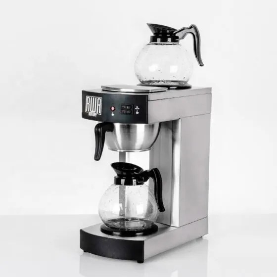 Coffee maker industrial de acero 2 picheles vidrio RWA Jopco