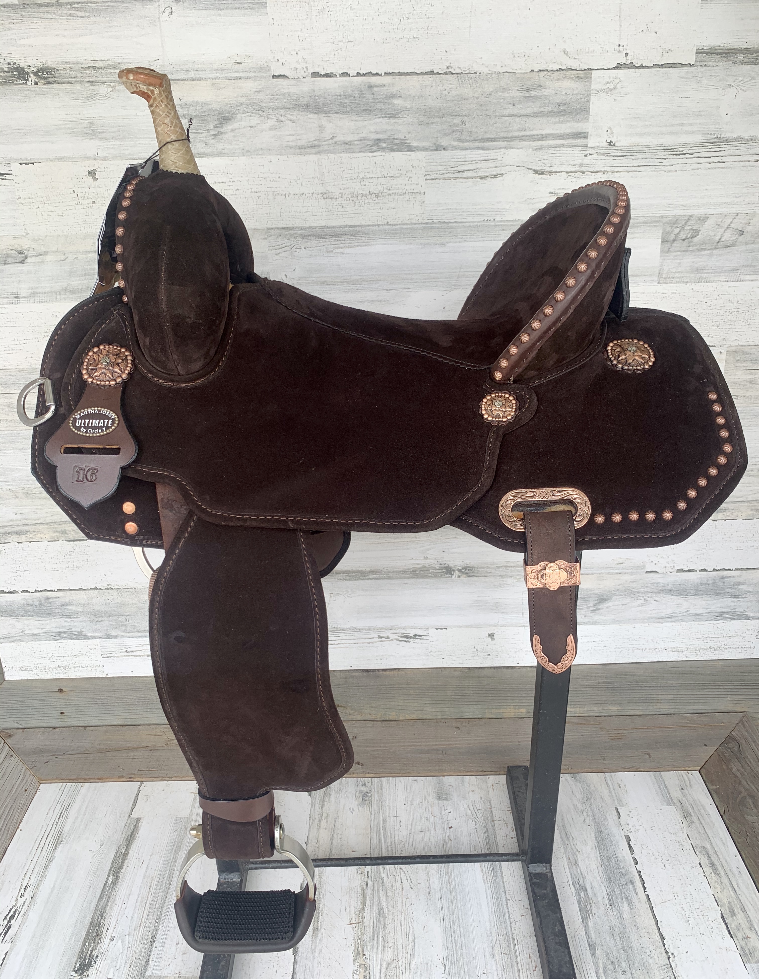 Circle Y Martha Josey Lightweight Lightspeed Barrel Saddle Jopps Tack