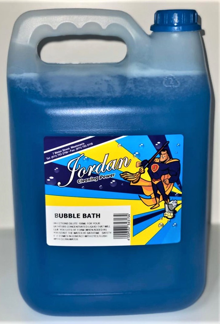 Bubble bath Blue Jordan Chemicals
