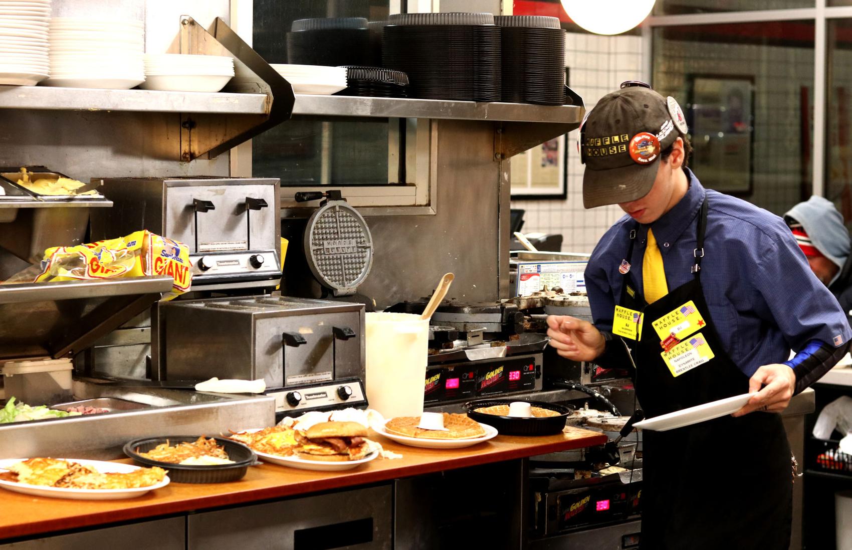 ‘They are family’ Graveyard shift at downtown Waffle House brings out