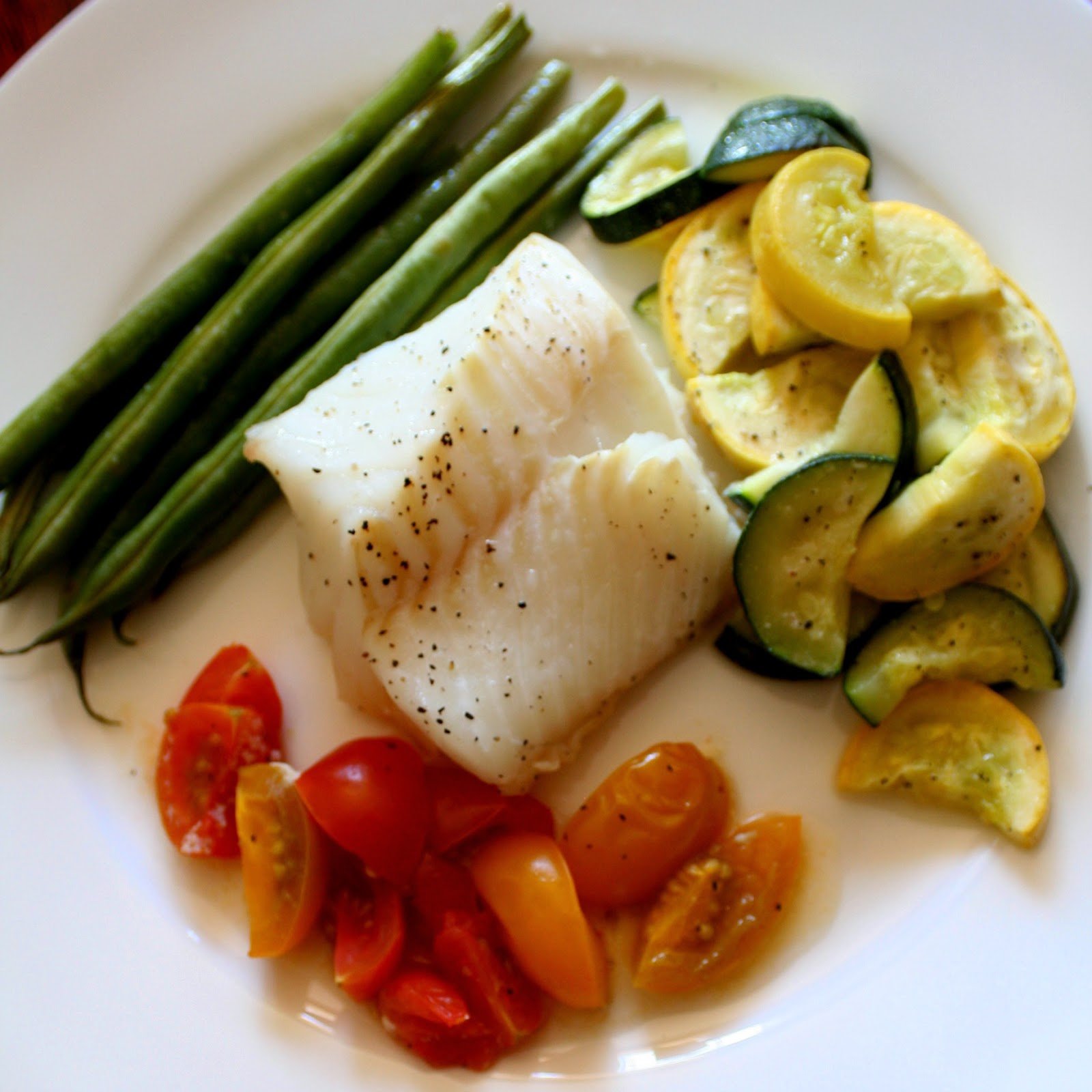 Baked Cod with Veggies in Parchment Jordan's Easy Entertaining