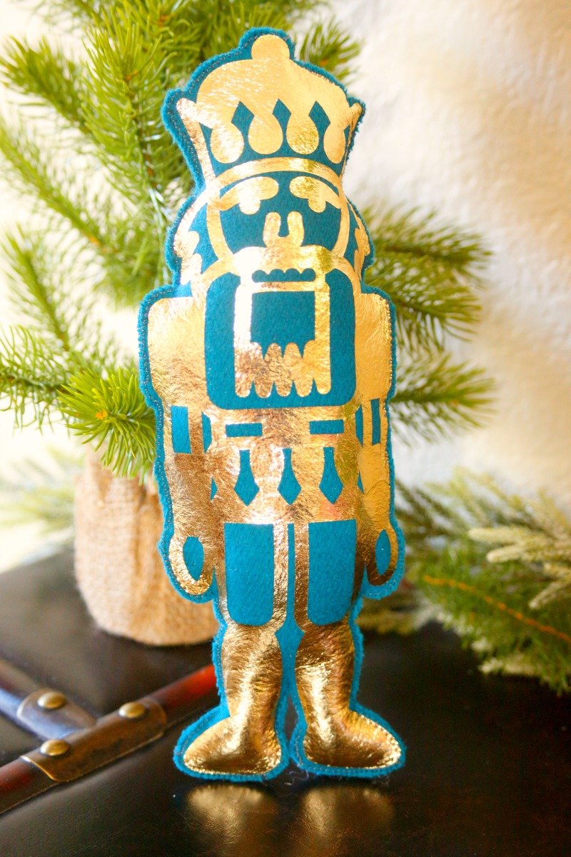 Stuffed Nutcracker Toy with the Cricut Maker Jordan's Easy Entertaining