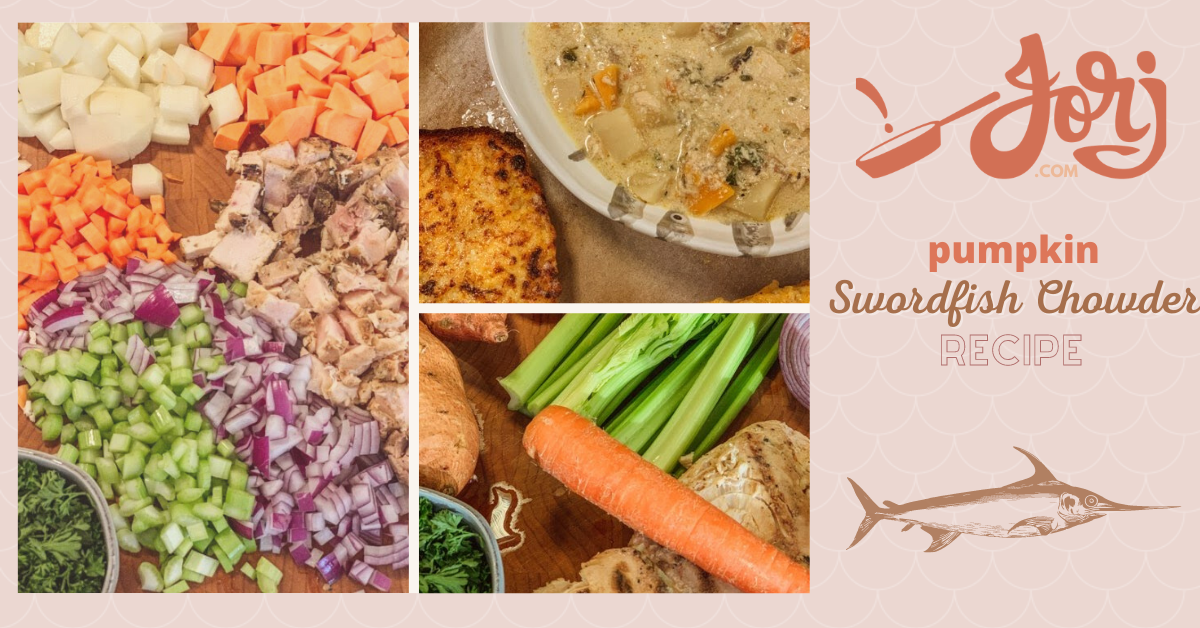 Here, Fishy, Fishy Pumpkin Swordfish Chowder Jorj Cooking