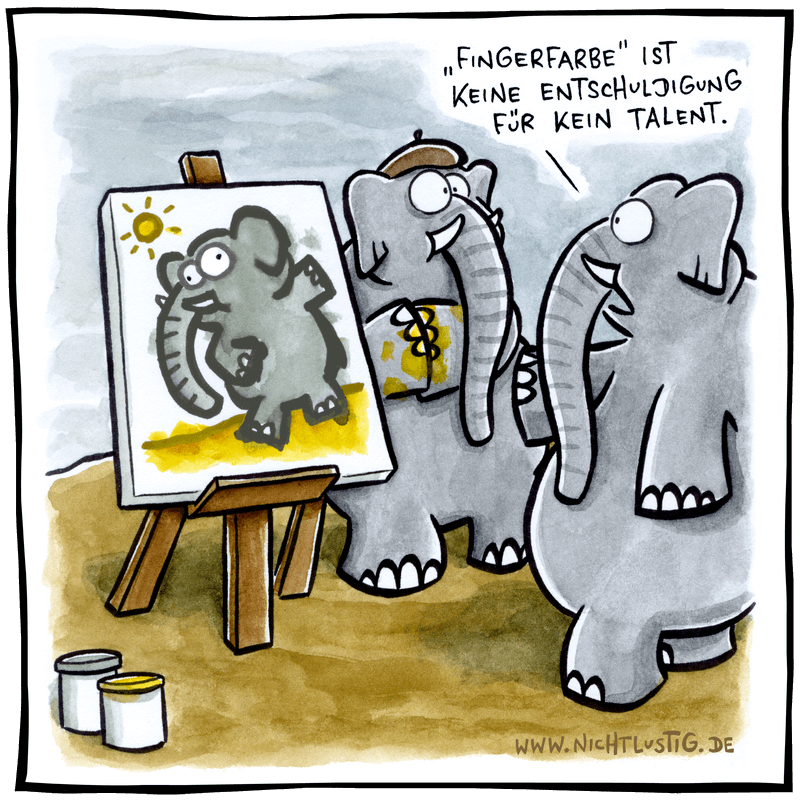 NICHTLUSTIGCartoon FARBE