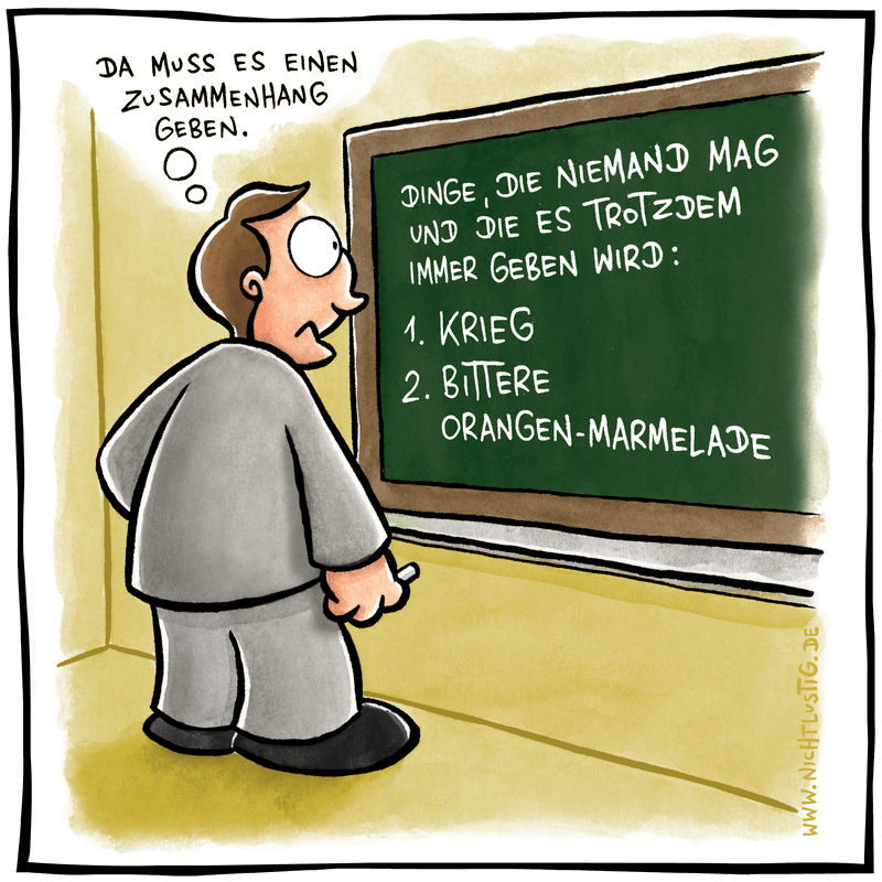 NICHTLUSTIGCartoon ZUSAMMENHANG