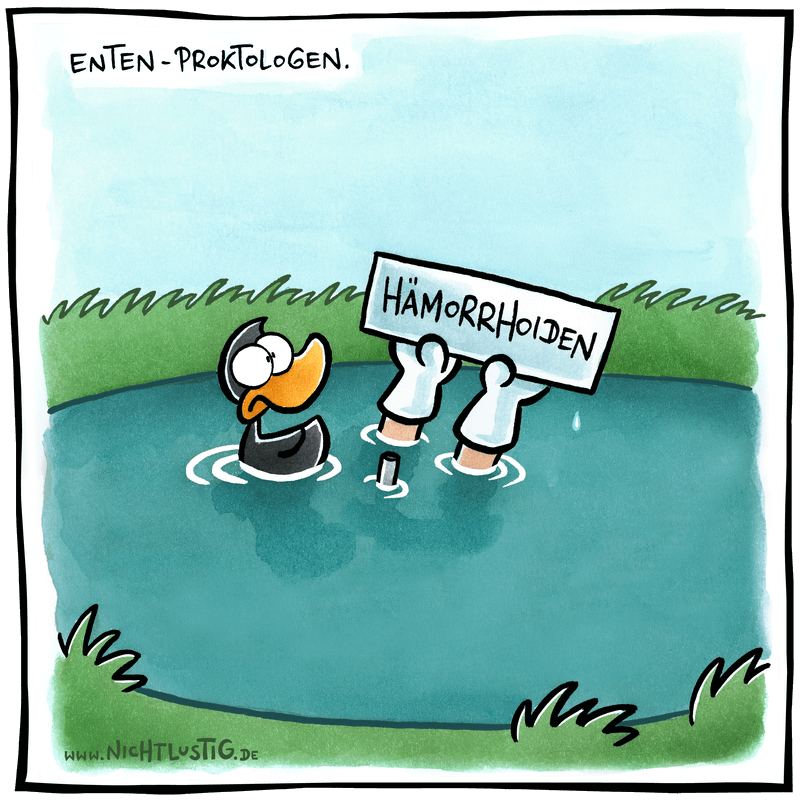 NICHTLUSTIGCartoon PROKTOLOGEN