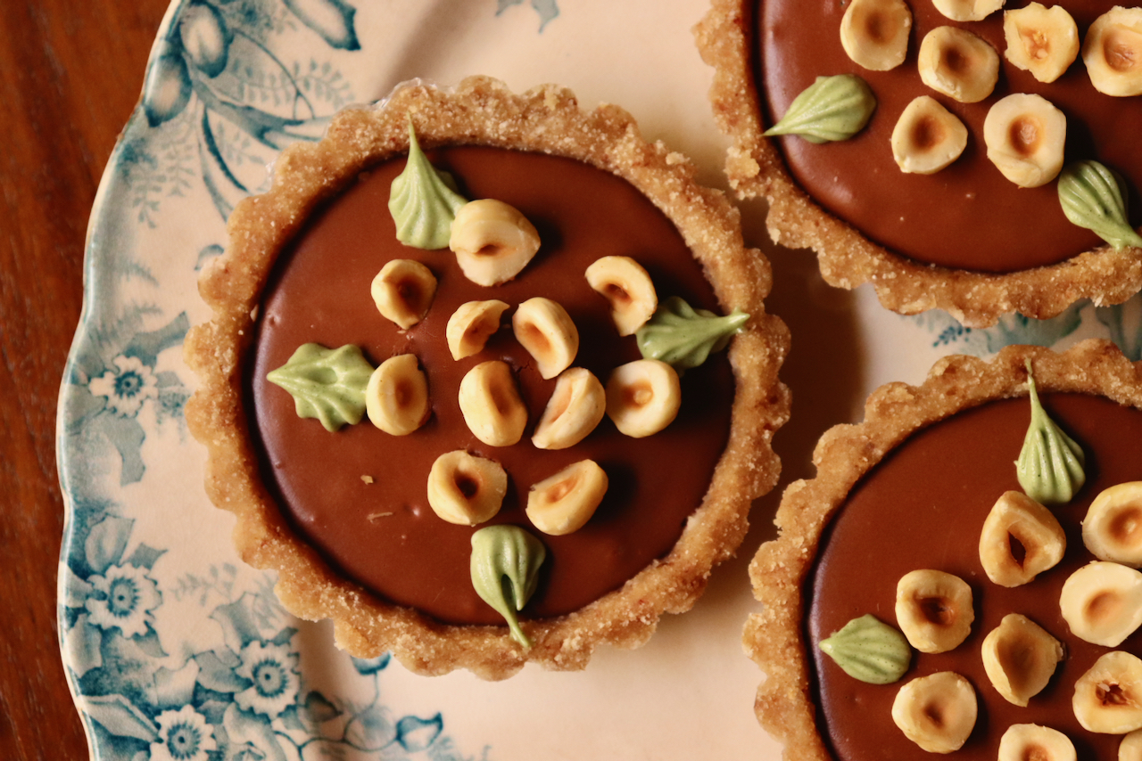 Chocolate Hazelnut Creme Tartlets pack of 3 Jo's Delights