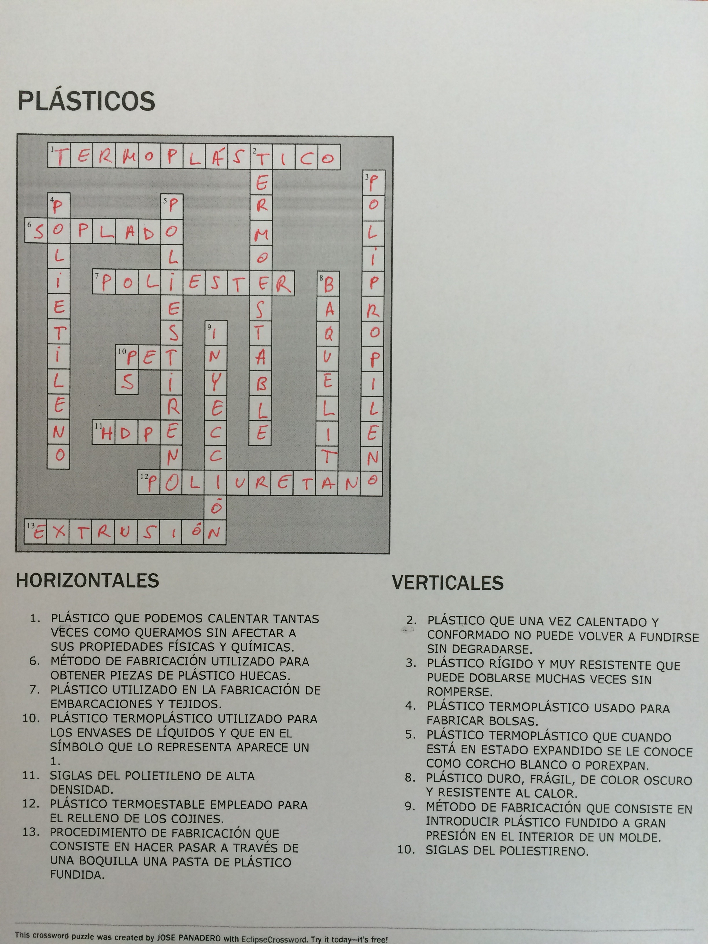 Crucigramas Blog de Tecnología
