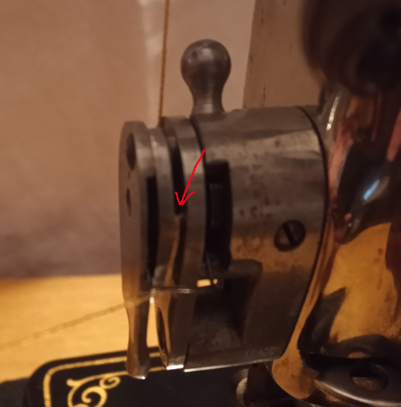 The Adler class 8 sewing machine Threading the machine JRE’s Project Blog