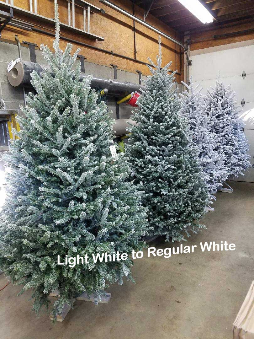 Flocked Trees Joseph's Nursery & Garden Center