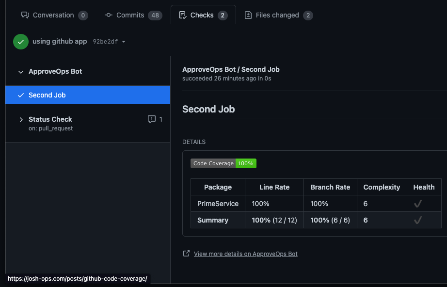 Using the GitHub Checks API to Link Workflow Statuses in a PR