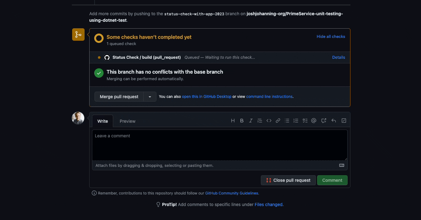 Using the GitHub Checks API to Link Workflow Statuses in a PR