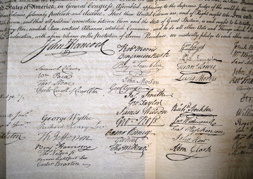 1848 Reproduction of Declaration of Independence on Sale for 123,000