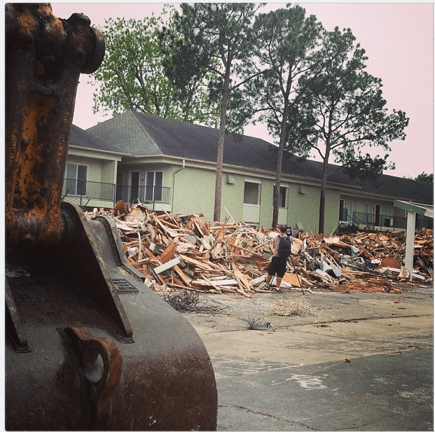 Josh Blackman » Demolition Begins For Construction of Ashby High Rise