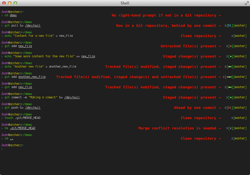 Josh Dick » My Git Prompt for Zsh